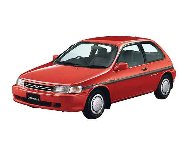 Toyota Corolla II (EL41, EL43, EL45, NL40) 3 поколение, рестайлинг, хэтчбек 3 дв. (08.1992 - 08.1994)